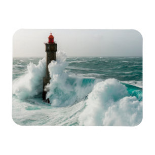 vuurtoren Jument Lighthouse Ouessant Frankrijk Magneet