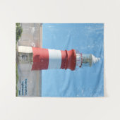 Vuurtoren Kaap Agulhas 1849 Wandkleed (Voorkant (horizontaal))