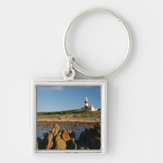 Vuurtoren Kaap Agulhas, Westkaap 2 Sleutelhanger (Voorkant)