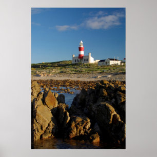 Vuurtoren Kaap Agulhas, Westkaap Poster