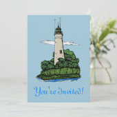 vuurtoren kaart (Staand voorkant)