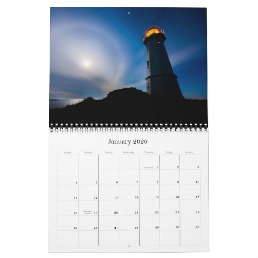 vuurtoren kalender (Jan 2026)