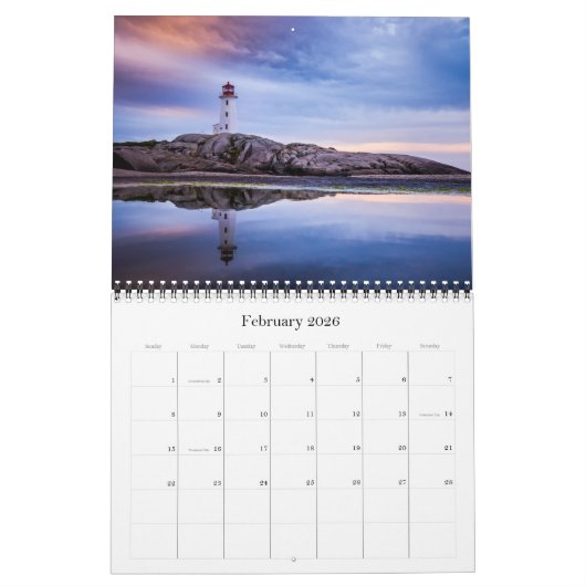 vuurtoren kalender (Feb 2026)