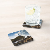 vuurtoren | Kanaaleilanden La Corbière Bier Onderzetter (Rechterzijde)