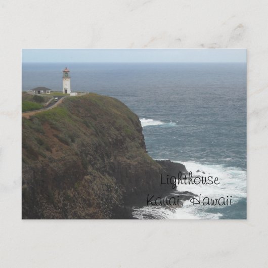 Vuurtoren - Kauai, Hawaï Briefkaart (Voorkant)