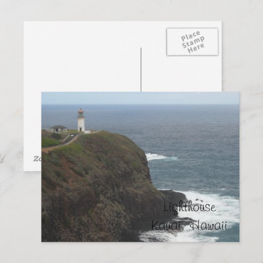 vuurtoren - Kauai, Hawaii Briefkaart (Voorkant / Achterkant)
