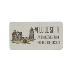Vuurtoren & keepers House Etiket