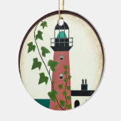 vuurtoren keramisch ornament (Links)