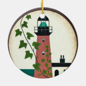 vuurtoren keramisch ornament (Achterkant)