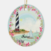 vuurtoren keramisch ornament (Links)