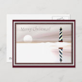 Vuurtoren, Kerstmis Feestdagenkaart (Voorkant / Achterkant)