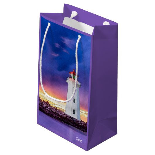 Vuurtoren - kleine cadeautas (Achterkant Gekanteld)