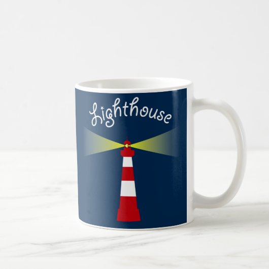 vuurtoren koffiemok (Rechts)