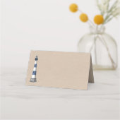 vuurtoren Kraft Wedding Folded Place card Plaatskaartje (Voorkant)