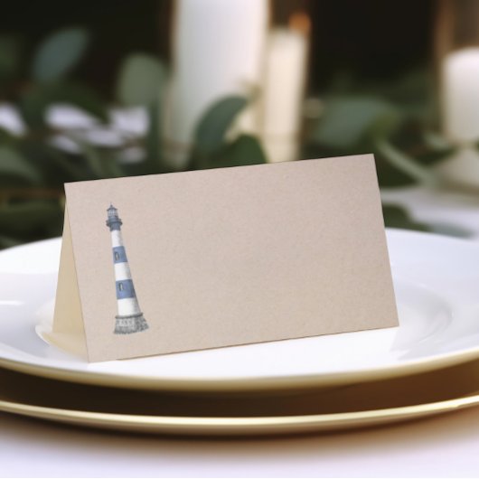 vuurtoren Kraft Wedding Folded Place card Plaatskaartje