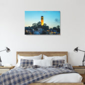 Vuurtoren Kunstprint over Californische Baai Canvas Afdruk (Insitu (Slaapkamer))