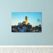 Vuurtoren Kunstprint over Californische Baai Canvas Afdruk (Insitu (Houten vloer))