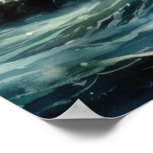 Vuurtoren Kustkunst Print Poster (Hoek)