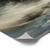 Vuurtoren Kustkunst Print Poster (Hoek)