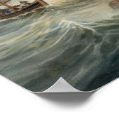 Vuurtoren Kustkunst Print Poster (Hoek)