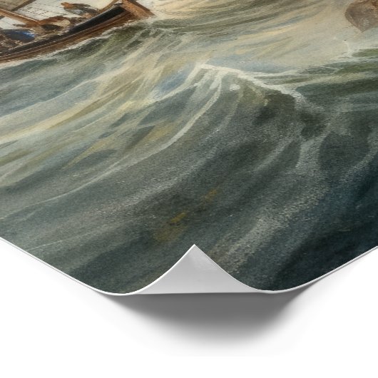 Vuurtoren Kustkunst Print Poster (Hoek)