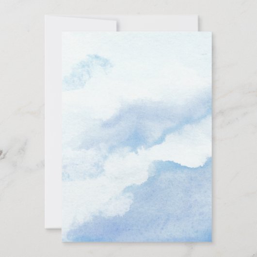 Vuurtoren Kustthema Bruiloft Uitnodiging (Achterkant)