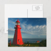 Vuurtoren La Martre | Mataan op de Gaspe Briefkaart (Voorkant / Achterkant)