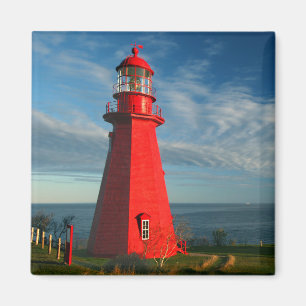 Vuurtoren La Martre Mataan op de Gaspe Magneet