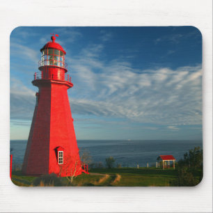 Vuurtoren La Martre Mataan op de Gaspe Muismat