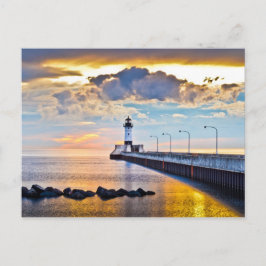 Vuurtoren Lake Superior Briefkaart
