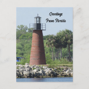 vuurtoren Lake Tohopekaliga Florida Briefkaart
