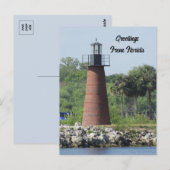 vuurtoren Lake Tohopekaliga Florida Briefkaart (Voorkant / Achterkant)