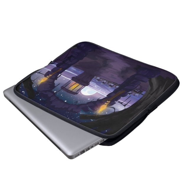 Vuurtoren Laptop Sleeve (Voorkant onderkant)