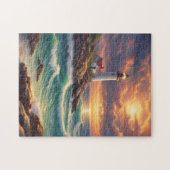 vuurtoren legpuzzel (Horizontaal)