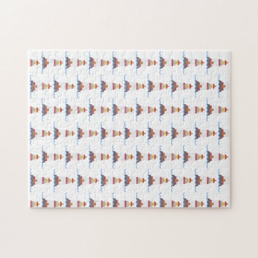 vuurtoren legpuzzel (Horizontaal)