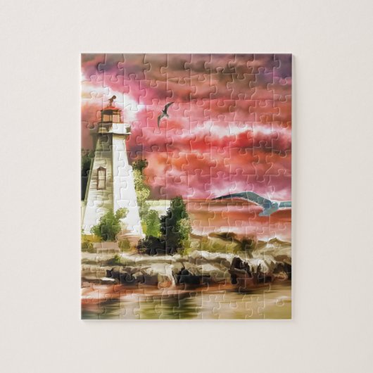 vuurtoren legpuzzel (Verticaal)