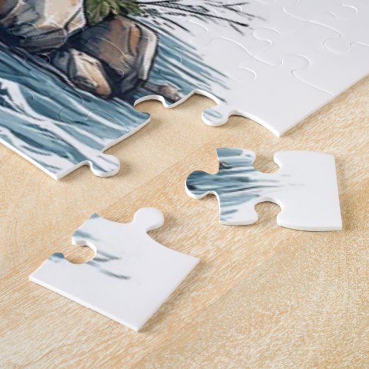 vuurtoren legpuzzel (Zijkant)