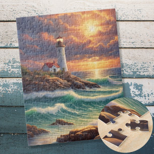 vuurtoren legpuzzel