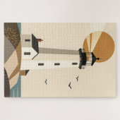 vuurtoren legpuzzel (Horizontaal)