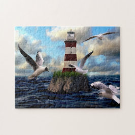 vuurtoren legpuzzel