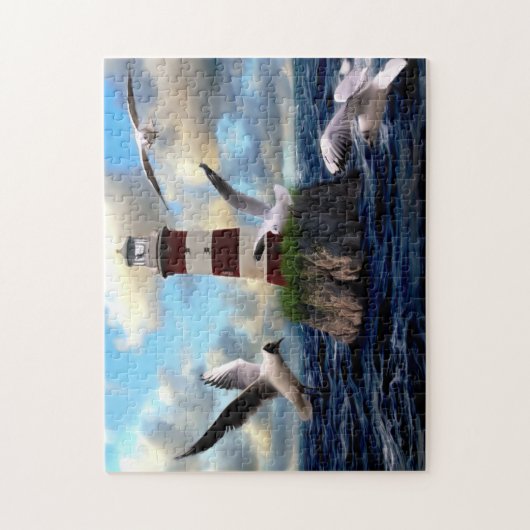 vuurtoren legpuzzel (Verticaal)