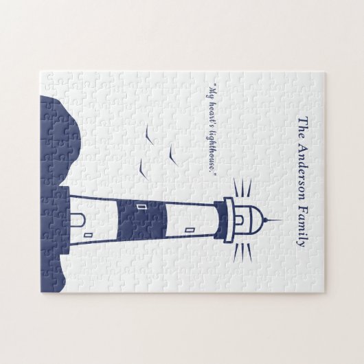 vuurtoren legpuzzel (Horizontaal)