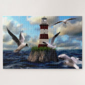 vuurtoren legpuzzel (Horizontaal)