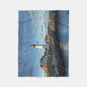 vuurtoren | Lichte vuurtoren van Portland Head Fleece Deken (Voorkant)