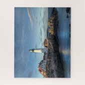 vuurtoren | Lichte vuurtoren van Portland Head Legpuzzel (Verticaal)
