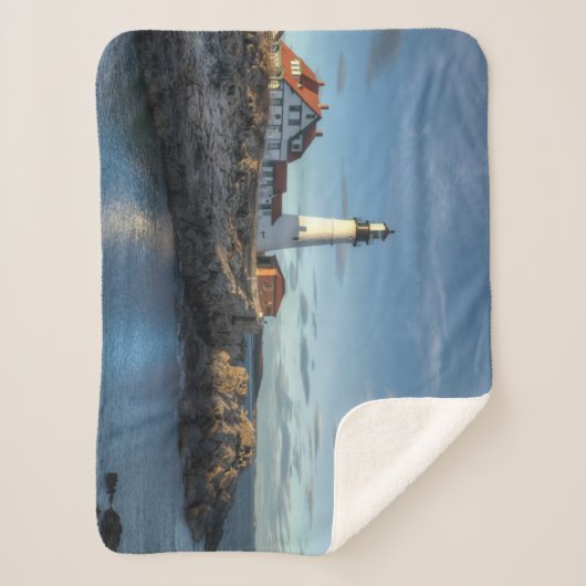 vuurtoren | Lichte vuurtoren van Portland Head Sherpa Deken (Voorkant)