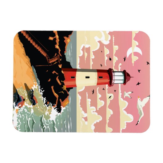  vuurtoren magneet (Horizontaal)