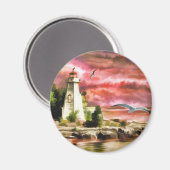 vuurtoren magneet (Voorkant / Achterkant)