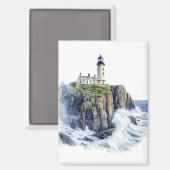 vuurtoren magneet (Voorkant / Achterkant)