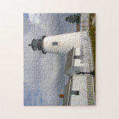 Vuurtoren Maine Atlantische kust. Legpuzzel (Verticaal)